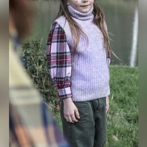 Morley Lilac Turtleneck Sweater Vest NWT!